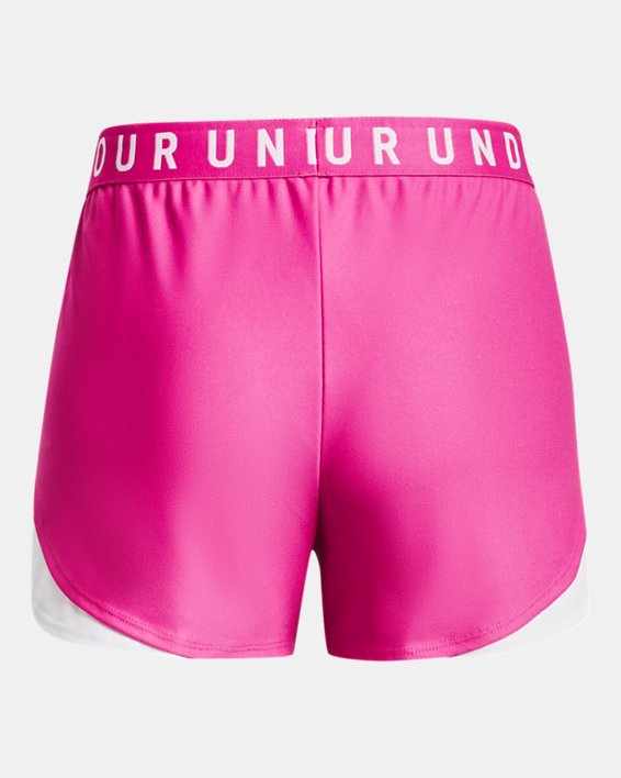 Women's UA Play Up 3.0 Shorts, Pink, pdpMainDesktop image number 5